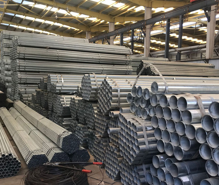 菏泽q235b热镀锌带钢管